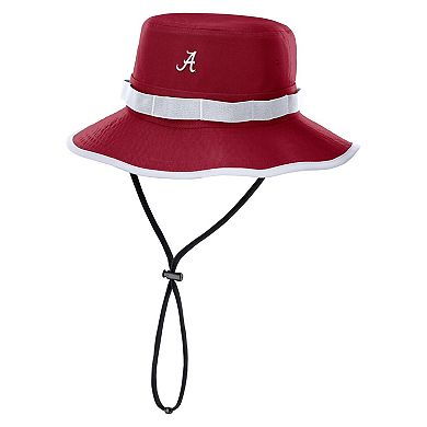 Men's Nike Crimson Alabama Crimson Tide 2025 Sideline Apex Boonie Performance Bucket Hat