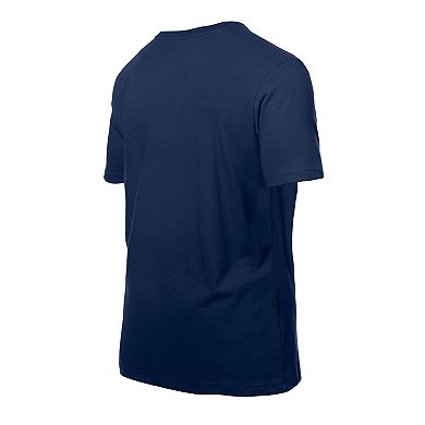 Men's New Era Navy Atlanta Braves Dominican Republic Flag Logo T-Shirt