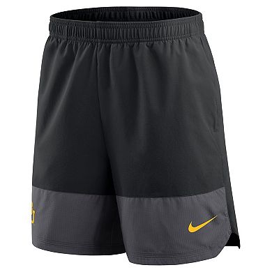 Men's Nike Black Baylor Bears 2025 Sideline Performance Shorts