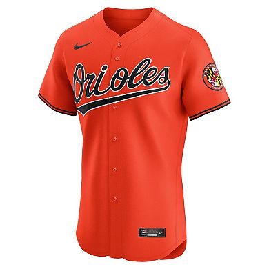 Men's Nike Orange Baltimore Orioles Alternate 2 Elite Jersey