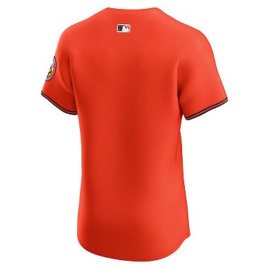 Men's Nike Orange Baltimore Orioles Alternate 2 Elite Jersey