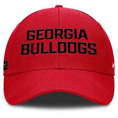 Men's Nike Red Georgia Bulldogs Rise Practice Adjustable Hat