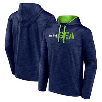 Men's College Navy Seattle Seahawks Head Start Pullover Hoodie
