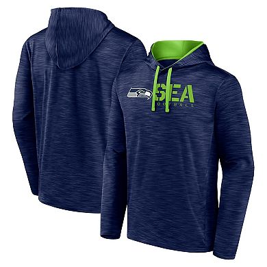 Men's College Navy Seattle Seahawks Head Start Pullover Hoodie
