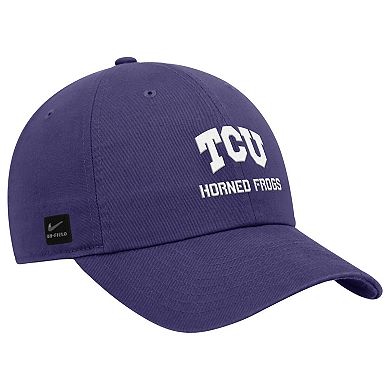 Men's Nike Purple TCU Horned Frogs 2025 On-Field Club Adjustable Hat