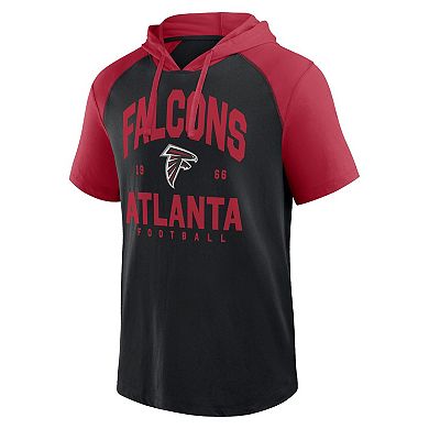 Men's Black Atlanta Falcons Prime Hoodie T-Shirt