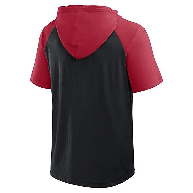 Men's Black Atlanta Falcons Prime Hoodie T-Shirt