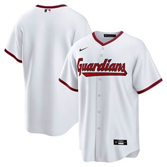 Men's Nike White Cleveland Guardians Home Home Blank Replica Jersey