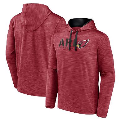 Men's Logo Athletic Cardinal Arizona Cardinals Head Start Pullover Hoodie