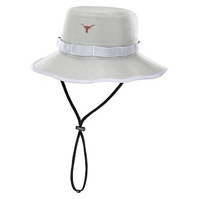 Men's Nike Gray Texas Longhorns 2025 Sideline Apex Boonie Performance Bucket Hat