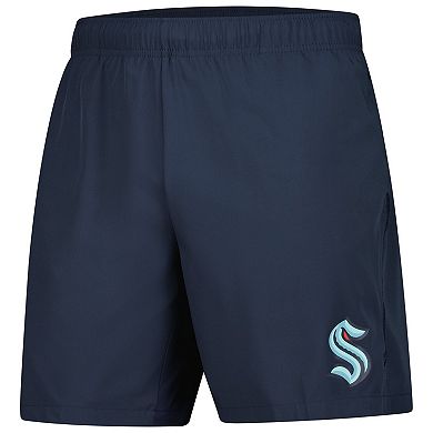Men's Fanatics Deep Sea Blue Seattle Kraken Tech Training Shorts