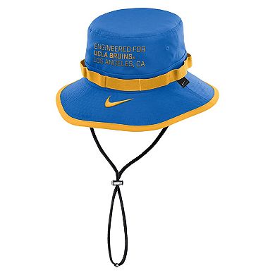 Men's Nike Blue UCLA Bruins 2025 Sideline Apex Boonie Performance Bucket Hat