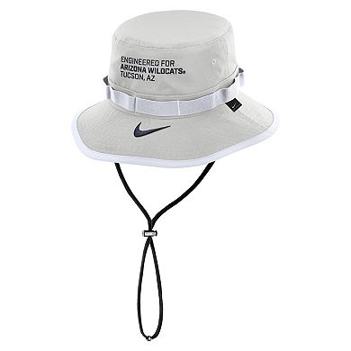 Men's Nike Gray Arizona Wildcats 2025 Sideline Apex Boonie Performance Bucket Hat