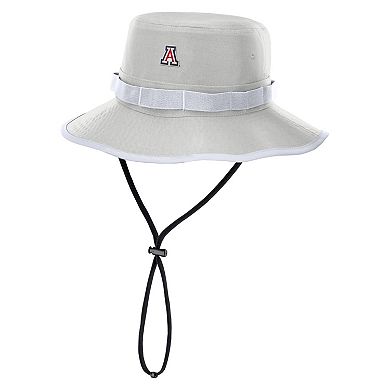 Men's Nike Gray Arizona Wildcats 2025 Sideline Apex Boonie Performance Bucket Hat