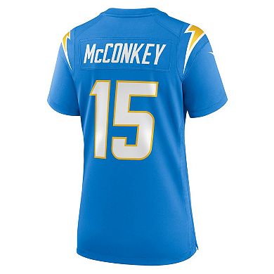 Women's Nike Ladd McConkey Powder Blue Los Angeles Chargers Game Jersey