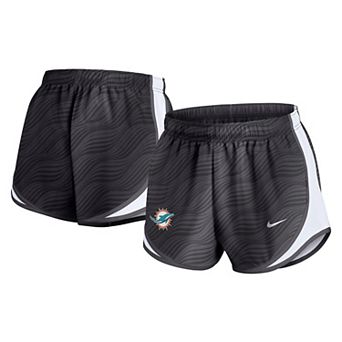 Women's Nike Anthracite Miami Dolphins Tempo Performance Shorts
