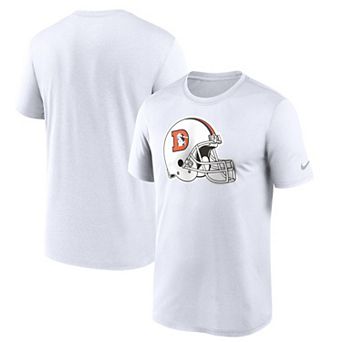 Men's Nike White Denver Broncos Throwback Performance T-Shirt