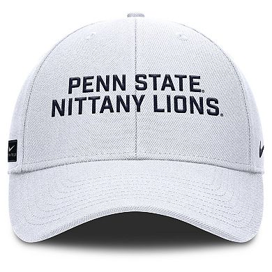 Men's Nike White Penn State Nittany Lions Rise Practice Adjustable Hat