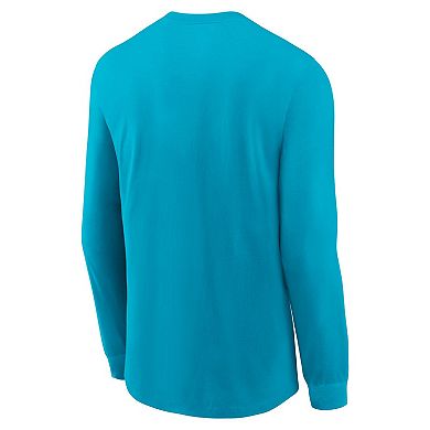 Men's Nike Turquoise Florida State Seminoles 2025 Sideline Performance Long Sleeve T-Shirt