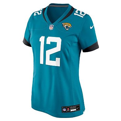 Women's Nike Travis Hunter Teal Jacksonville Jaguars 2025 NFL Draft First Round Pick Team Game Player Jersey