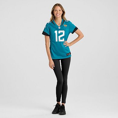 Women's Nike Travis Hunter Teal Jacksonville Jaguars 2025 NFL Draft First Round Pick Team Game Player Jersey
