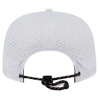 Men's New Era White San Francisco Giants Perforated Golfer Snapback Hat