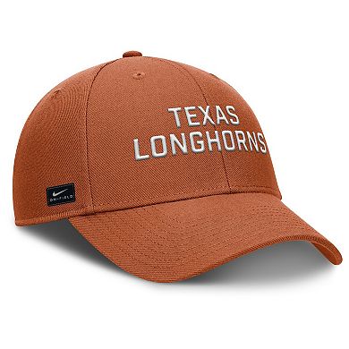 Men's Nike Burnt Orange Texas Longhorns Rise Practice Adjustable Hat