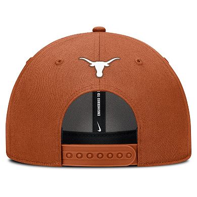 Men's Nike Burnt Orange Texas Longhorns Rise Practice Adjustable Hat