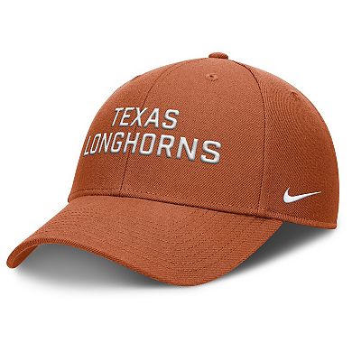 Men's Nike Burnt Orange Texas Longhorns Rise Practice Adjustable Hat