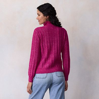 Women's LC Lauren Conrad Ruffle Neck Pullover Sweater