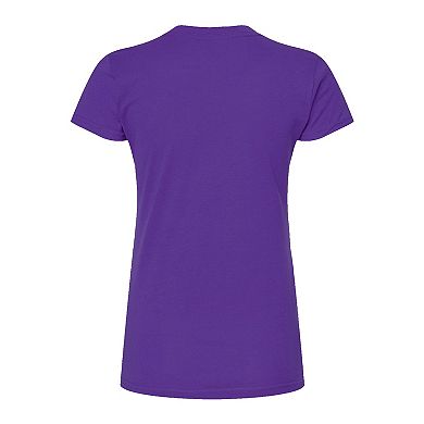 Juniors' Smurfs Group Logo Fitted Tee