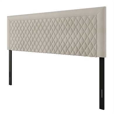 Velvet Upholstered Headboard