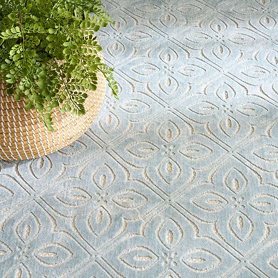 Nourison Washable Charm Floral Indoor Area Rug