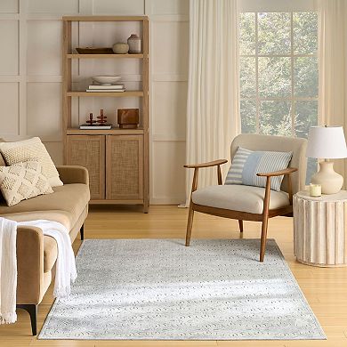 Nourison Washable Charm Floral Indoor Area Rug