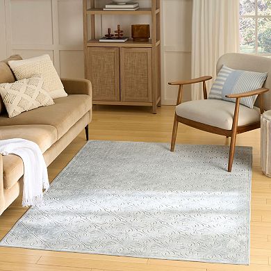 Nourison Washable Charm Floral Indoor Area Rug