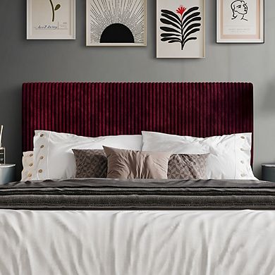 Velvet Upholstered Headboard