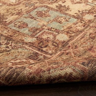 Nourison Vintage Washables Faded Non-Slip Indoor Area Rug