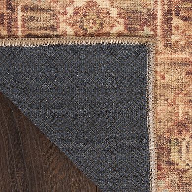 Nourison Vintage Washables Faded Non-Slip Indoor Area Rug