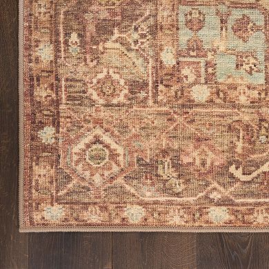 Nourison Vintage Washables Faded Non-Slip Indoor Area Rug