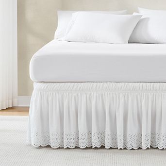 Lush Decor Vintage Eyelet Bed Skirt