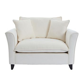 Merax 46.9" Oversized Armchair, Chenille Fabric