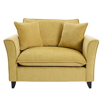 Merax 46.9" Oversized Armchair, Chenille Fabric
