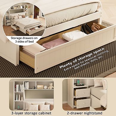 Merax Multi-Functional Captain Bed Frame