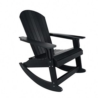 Westintrends Outdoor/patio Hips All-weather Adirondack Rocking Chair