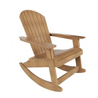 Westintrends Outdoor/patio Hips All-weather Adirondack Rocking Chair