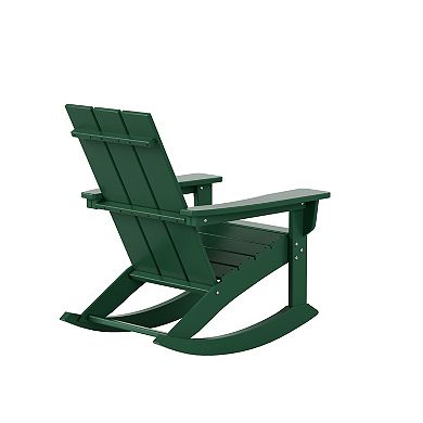 Westintrends Outdoor/patio Modern Adirondack Rocking Chair