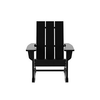 Westintrends Outdoor/patio Modern Adirondack Rocking Chair