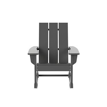 Westintrends Outdoor/patio Modern Adirondack Rocking Chair