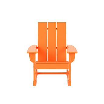 Westintrends Outdoor/patio Modern Adirondack Rocking Chair