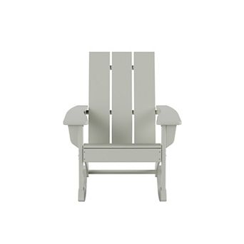 Westintrends Outdoor/patio Modern Adirondack Rocking Chair